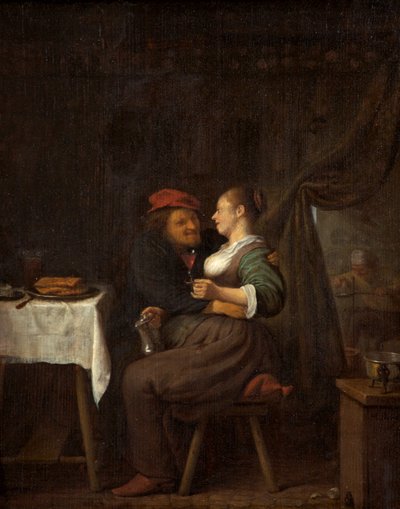 Dutch Courtship by Hendrik Martensz Sorgh